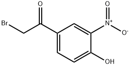 2-溴-4-羟基-3-硝基苯乙酮 结构式