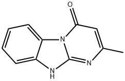 2-甲基嘧啶并[1,2-A]苯并咪唑-4(1H)-酮 结构式