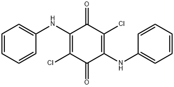 2,5-dichloro-3,6-bis(phenylamino)cyclohexa-2,5-diene-1,4-dione 结构式