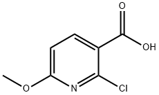 2-氯-6-甲氧基烟酸 结构式