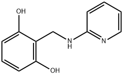 1,3-Benzenediol, 2-[(2-pyridinylamino)methyl]- (9CI) 结构式