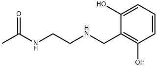 Acetamide, N-[2-[[(2,6-dihydroxyphenyl)methyl]amino]ethyl]- (9CI) 结构式