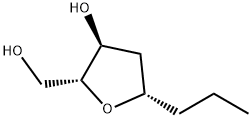 2-Furanmethanol, tetrahydro-3-hydroxy-5-propyl-, (2R,3S,5S)- (9CI) 结构式