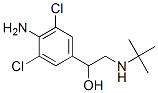 (-)-4-amino-alpha-[(tert-butylamino)methyl]-3,5-dichlorobenzyl alcohol 结构式