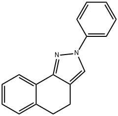 2-PHENYL-4,5-DIHYDRO-2H-BENZO[G]INDAZOLE 结构式