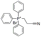 2-CYANOETHYL TRIPHENYL PHOSPHONIUM BROMIDE 结构式