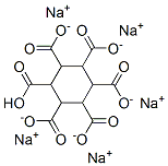 1,2,3,4,5,6-环己烷六羧酸五钠盐 结构式