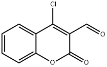 4-氯-3-甲酰基香豆素 结构式