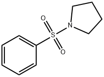 1-(PHENYLSULFONYL)PYRROLIDINE 结构式
