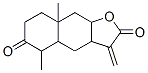 3a,4a,5,7,8,8a,9,9a-Octahydro-5,8a-dimethyl-3-methylenenaphtho[2,3-b]furan-2,6(3H,4H)-dione 结构式