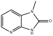 2H-咪唑并[4,5-B]吡啶-2-酮, 1,3-二氢-1-甲基- 结构式