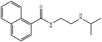 N-[2-(Isopropylamino)ethyl]-1-naphthalenecarboxamide 结构式