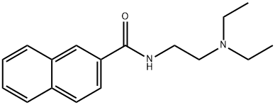 N-[2-(Diethylamino)ethyl]-2-naphthalenecarboxamide 结构式