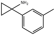 1-(3-甲基苯基)-环丙胺 结构式