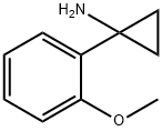 1-(2-甲氧基苯基)环丙胺 结构式