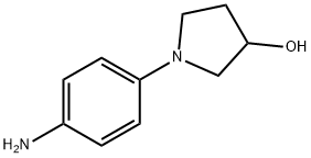 1-(4-氨基苯基)-3-吡咯烷醇 结构式