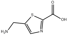 2-Thiazolecarboxylicacid,5-(aminomethyl)-(9CI) 结构式