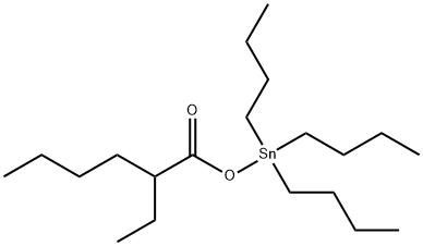 三丁基[(2-乙基己酰)氧基]锡烷 结构式