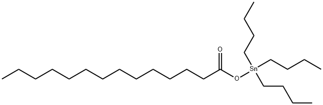 三丁基(肉豆蔻酰基氧基)锡烷	 结构式