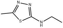 1,3,4-Thiadiazol-2-amine,  N-ethyl-5-methyl- 结构式