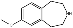 2,3,4,5-四氢-7-甲氧基-1H-苯并[D]氮杂环庚烷 结构式