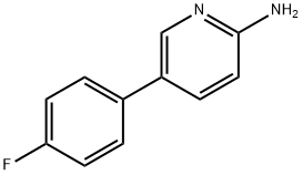 5-(4-氟苯基)-2-氨基吡啶 结构式