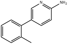 5-(2-甲基苯基)吡啶-2-胺 结构式