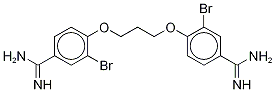 Dibromopropamidine Dihydrochloride 结构式