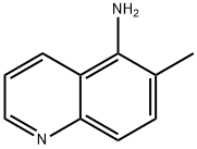 6-甲基-5-喹啉胺 结构式