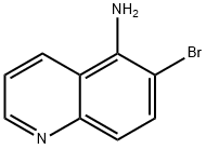 5-氨基-6-溴喹啉 结构式