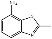 2-甲基苯并[D]噻唑-7-胺 结构式