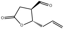 3-Furancarboxaldehyde, tetrahydro-5-oxo-2-(2-propenyl)-, (2S,3R)- (9CI) 结构式