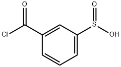 Benzenesulfinic acid, 3-(chlorocarbonyl)- (9CI) 结构式