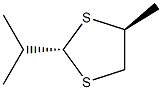 1,3-Dithiolane,4-methyl-2-(1-methylethyl)-,trans-(9CI) 结构式