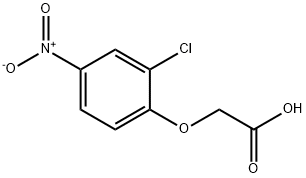 2-(2-氯-4-硝基苯氧基)乙酸 结构式