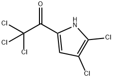 2,2,2-TRICHLORO-1-(4,5-DICHLORO-1H-PYRROL-2-YL)ETHANONE 结构式