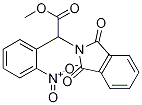 2-(1,3-二氧杂吲哚-2-基)-2-(2-硝基苯基)乙酸甲酯 结构式