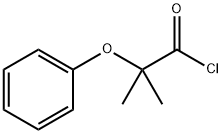 2-甲基-2-(苯氧基)丙酰氯 结构式