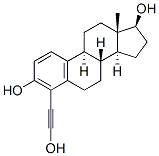 4-hydroxyethynylestradiol 结构式