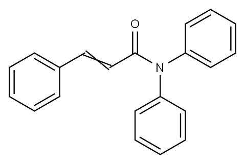 N,N-DIPHENYLCINNAMAMIDE 结构式