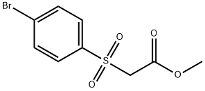 甲基 2-(4-溴苯磺酰)醋酸盐 结构式