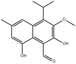 METHOXYHEMIGOSSYPOL 结构式