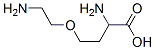 2-amino-4-(2-aminoethoxy)butanoic acid 结构式