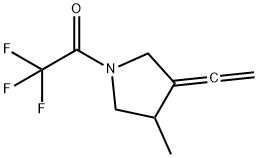 Pyrrolidine, 3-ethenylidene-4-methyl-1-(trifluoroacetyl)- (9CI) 结构式