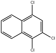 Naphthalene, 1,2,4-trichloro- 结构式