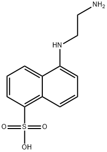 5-(2-氨基乙氨基)-1-萘磺酸 结构式