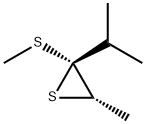 Thiirane, 3-methyl-2-(1-methylethyl)-2-(methylthio)-, cis- (9CI) 结构式