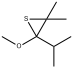 Thiirane, 2-methoxy-3,3-dimethyl-2-(1-methylethyl)- (9CI) 结构式