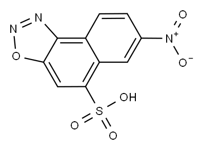 6-硝基-1-重氮-2-萘酚-4-磺酸 结构式