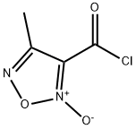 1,2,5-Oxadiazole-3-carbonyl chloride, 4-methyl-, 2-oxide (9CI) 结构式